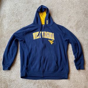 WVU Mountaineers Full Zip Hoodie